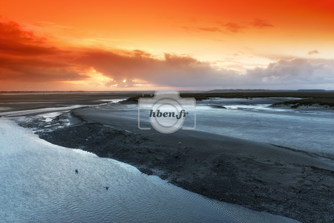 "Pointe du hourdel" stock image