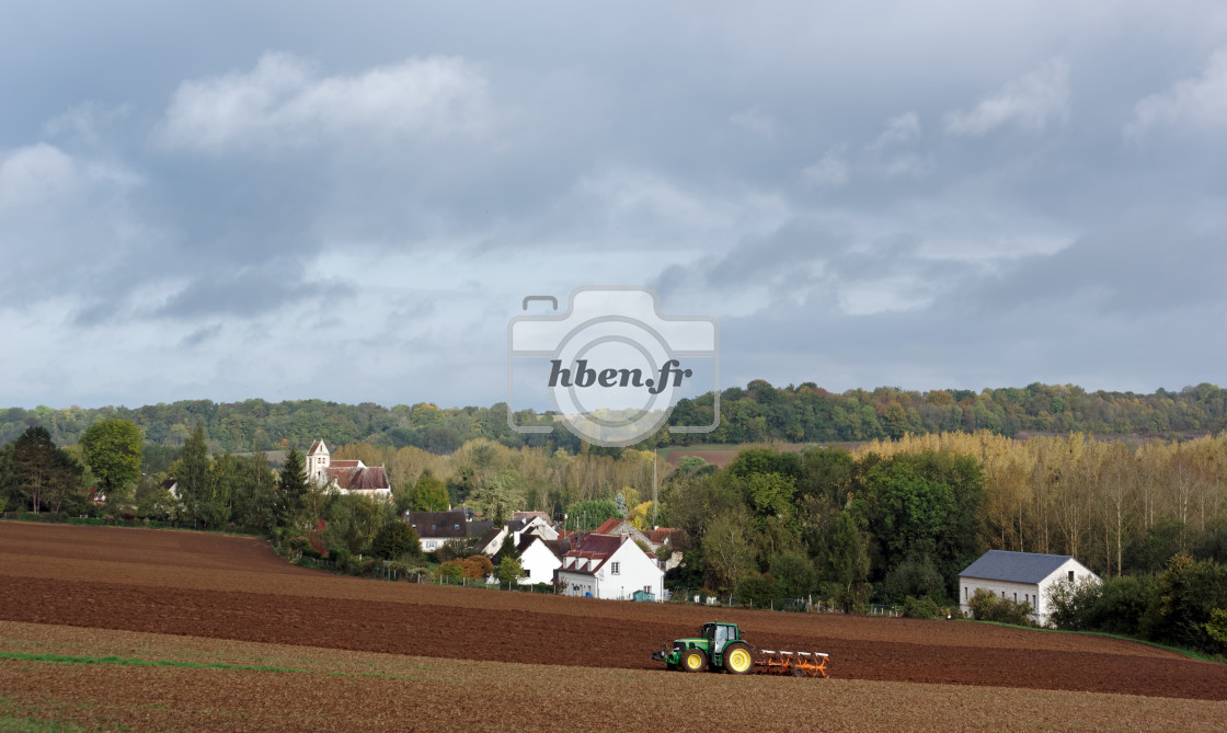 "Rural fields" stock image