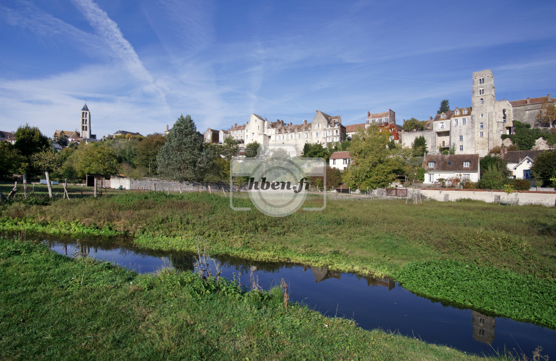 "Le Fusain river" stock image