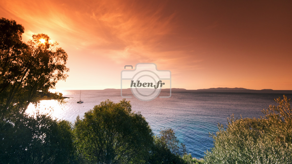 "Hyères archipelago" stock image