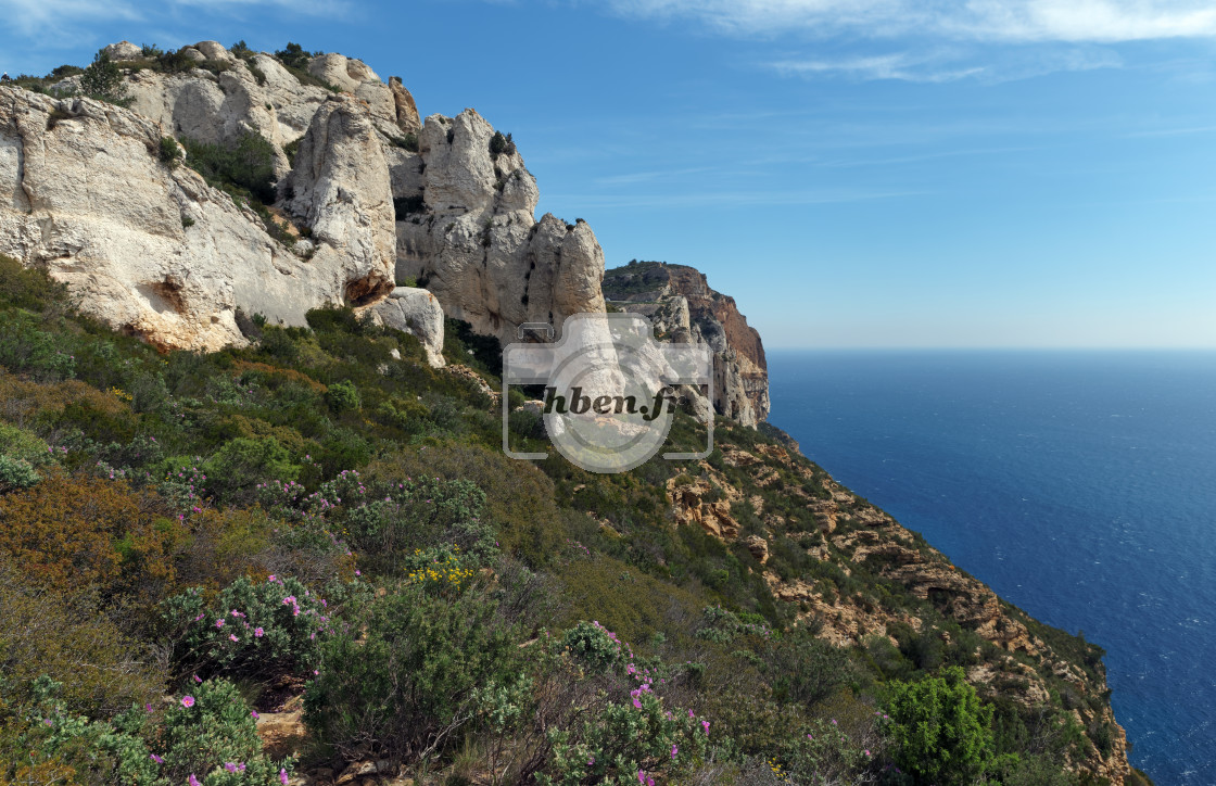 "Cassis cliffs" stock image