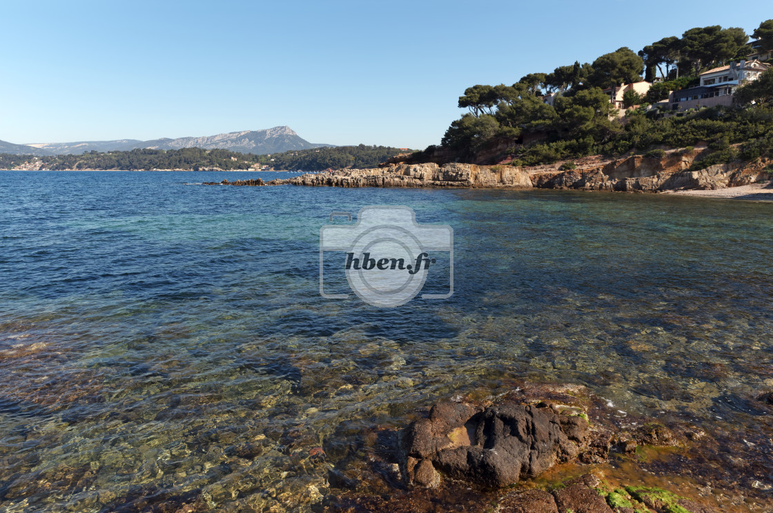 "La Garonne bay" stock image