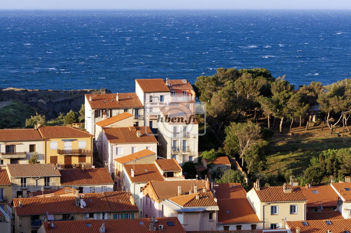 "Port-Vendres coast" stock image