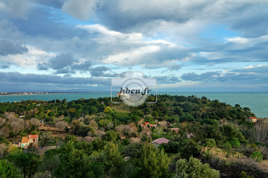 "Collioure coast" stock image