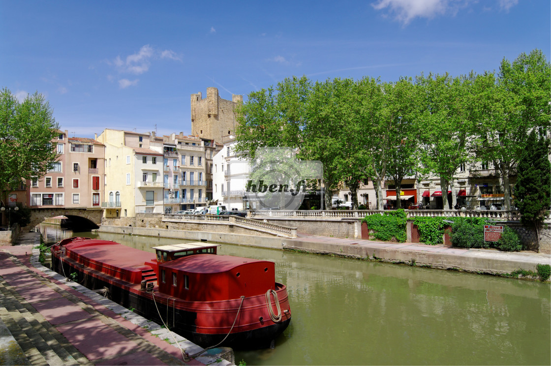 "Narbonne city" stock image