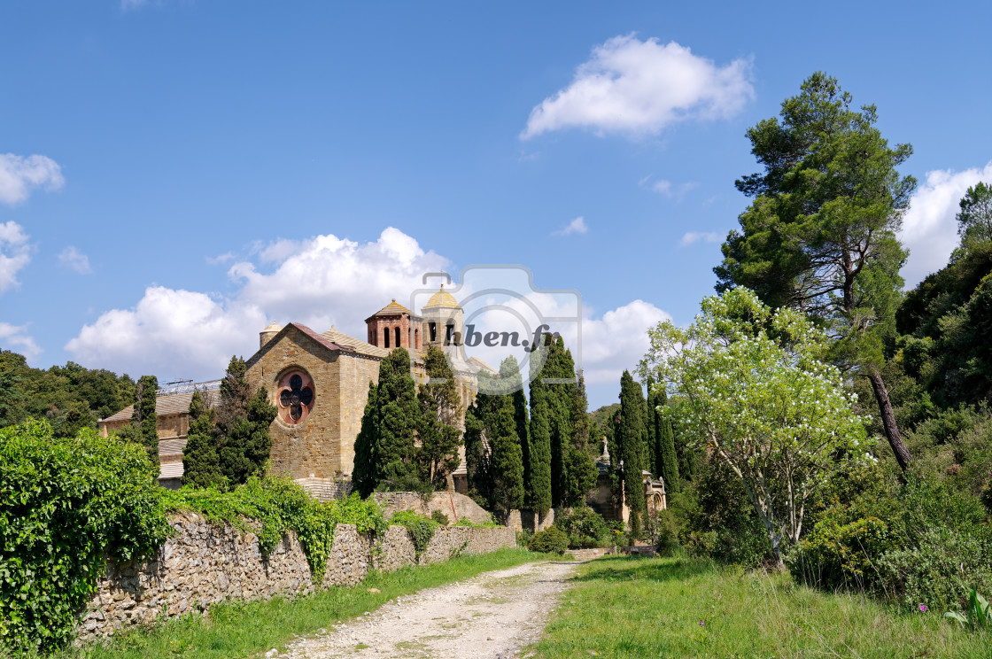 "Fontfroide abbey" stock image