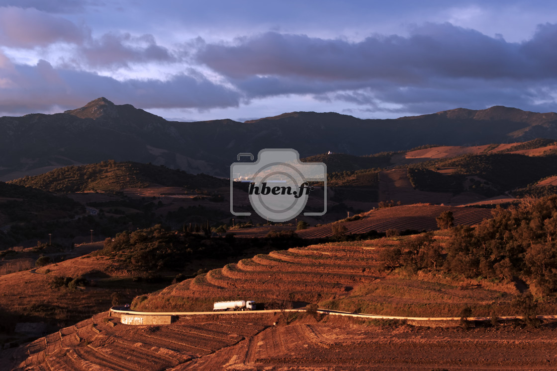 "Eastern Pyrenees Road" stock image