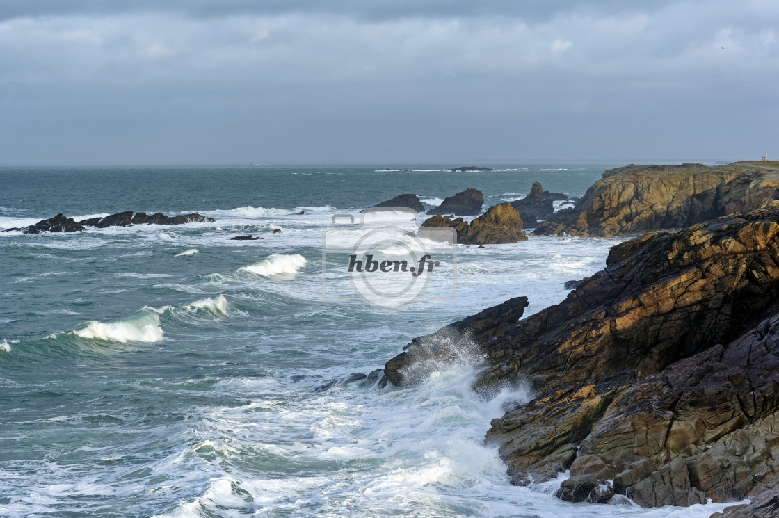 "Waves on the coast" stock image