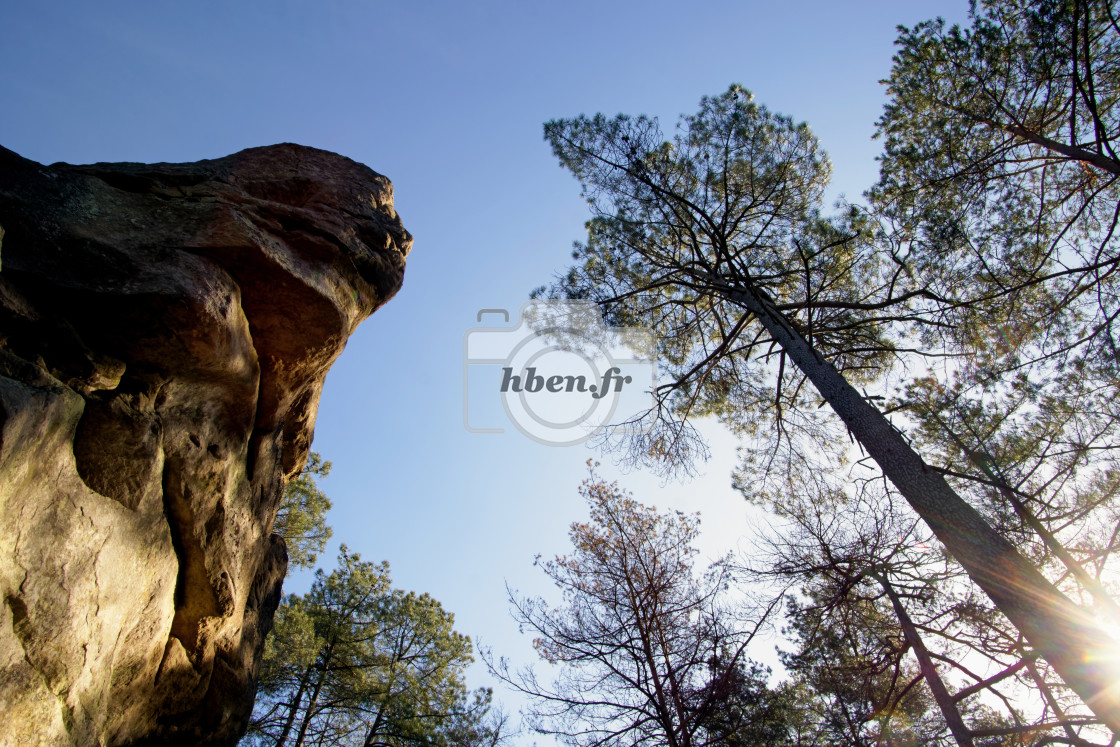 "Rochers des Demoiselles" stock image