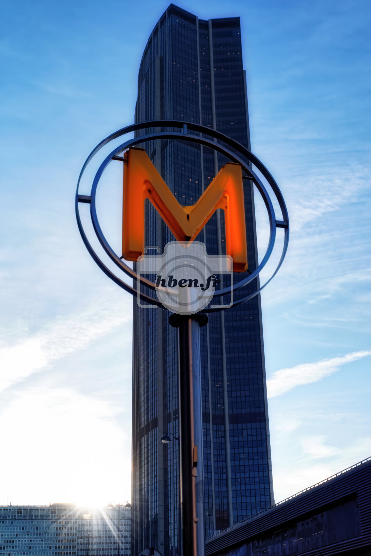 "Montparnasse tower" stock image