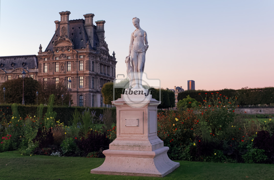 "Tuileries garden" stock image