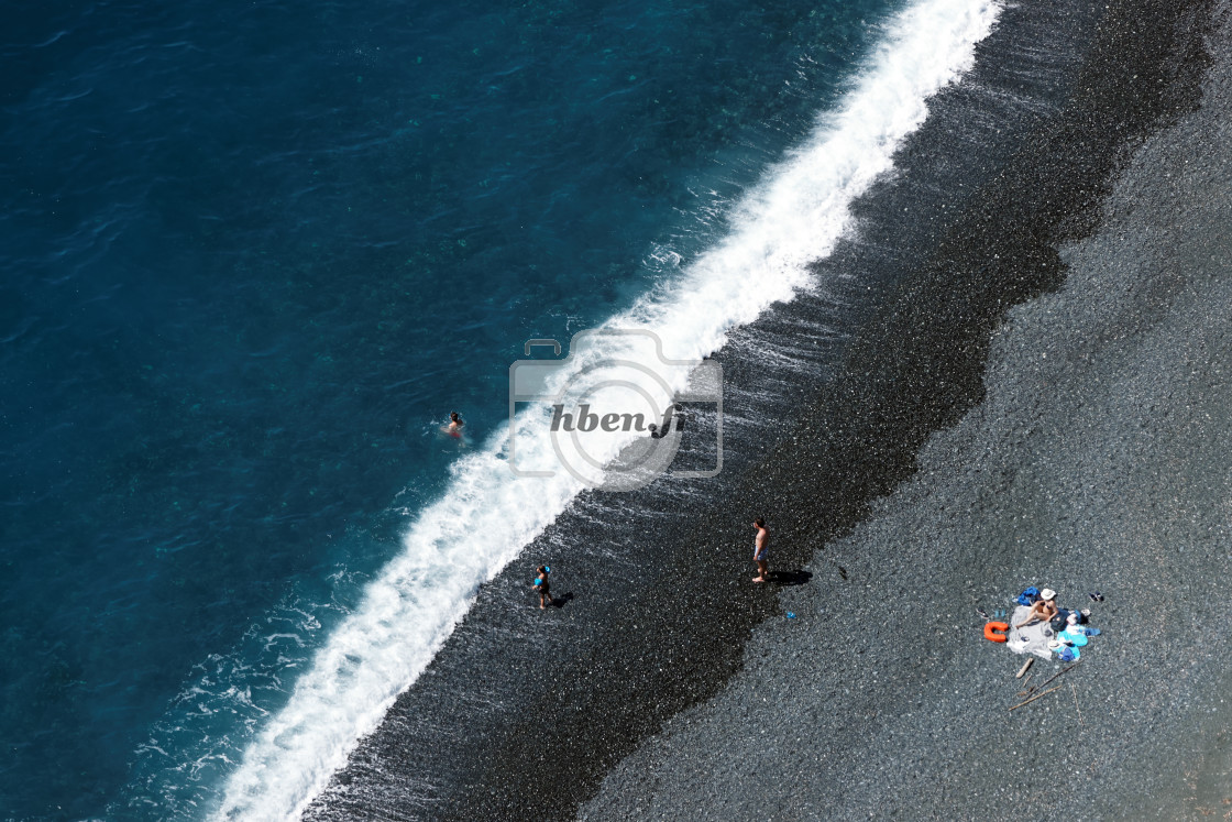 "At the beach" stock image