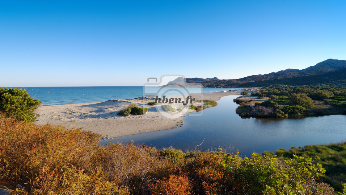 "Ostriconi beach" stock image