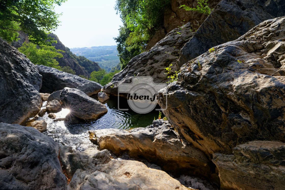 "Bucatoggio canyon" stock image