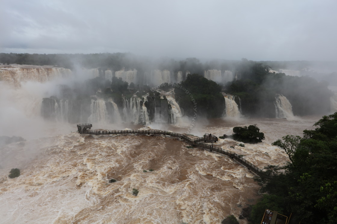 "Iguazu Falls At It's Best" stock image