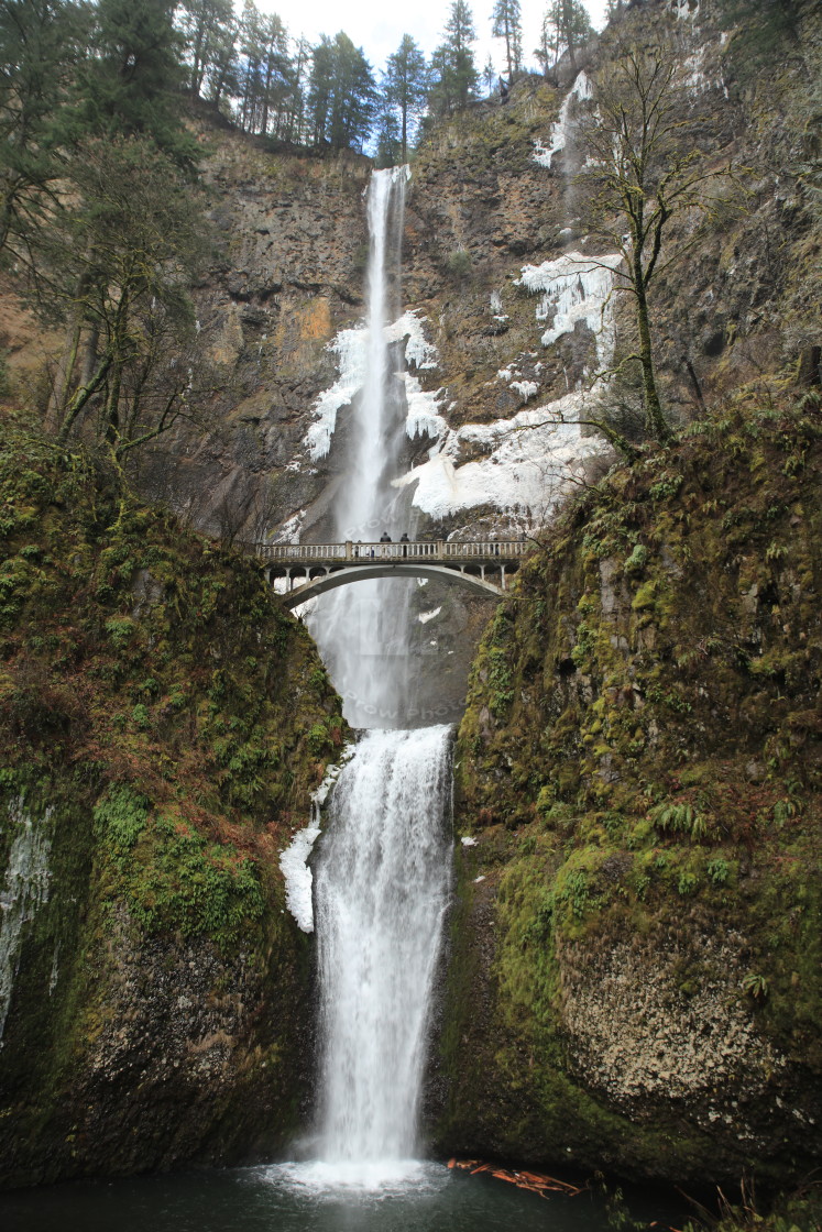 "Multnomah Falls" stock image