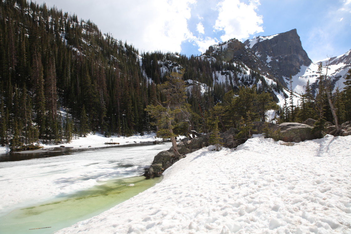 "Dream Lake" stock image