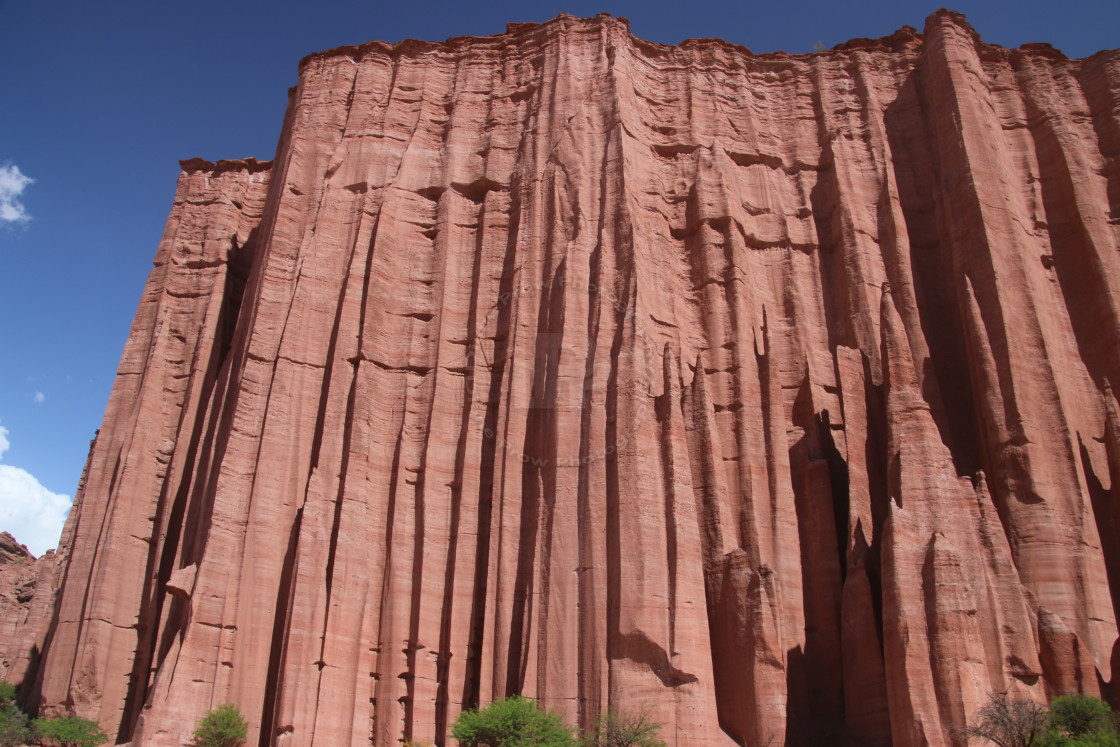 "Red Cliffs Of Talampaya" stock image