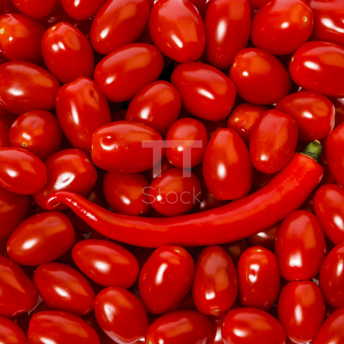 "Red hot chilli pepper" stock image