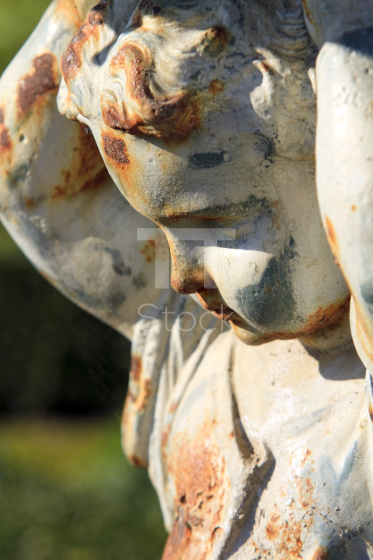 "Angelic garden statue" by TTStock - $7.54 "Angelic garden statue" stock image