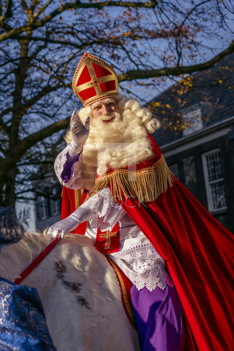 "Sinterklaas waving and smiling" by TTStock - $7.54 "Sinterklaas waving and smiling" stock image