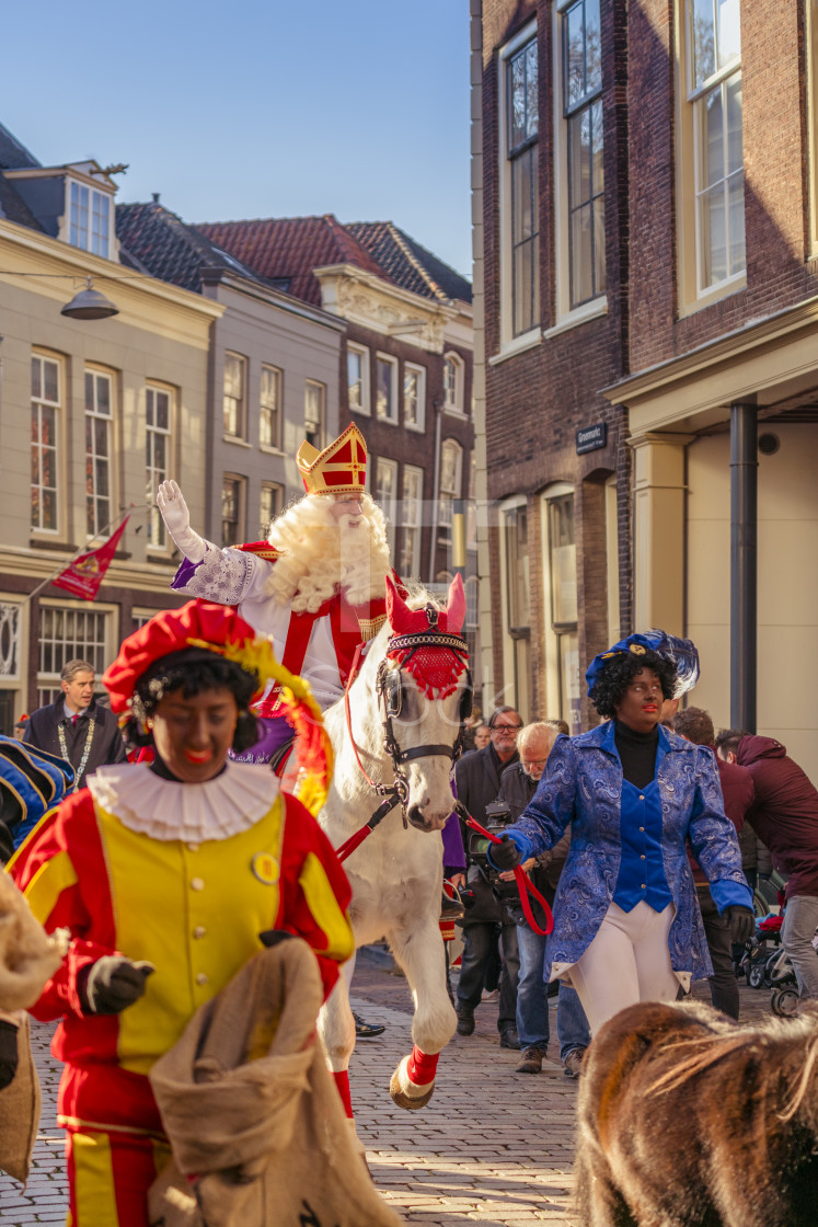 "Saint Nicolaas on his white horse Amerigo" by TTStock - $7.46 "Saint Nicolaas on his white horse Amerigo" stock image