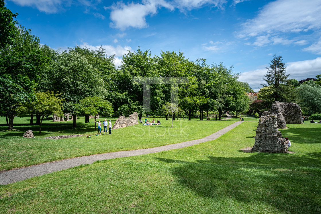 "Abbey gardens in Bury St Edmunds," by TTStock - $7.54 "Abbey gardens in Bury St Edmunds," stock image