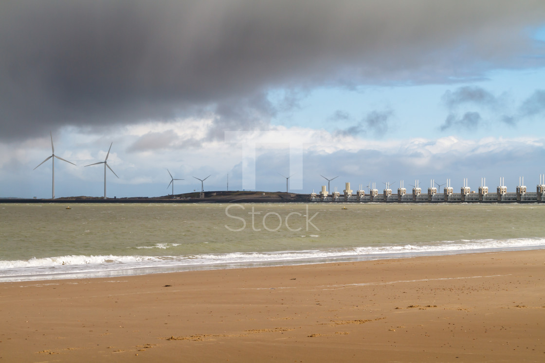 "Eastern Scheldt Storm Surge Barrier or Oosterscheldekering in Du" by TTStock - $18.43 "Eastern Scheldt Storm Surge Barrier or Oosterscheldekering in Du" stock image