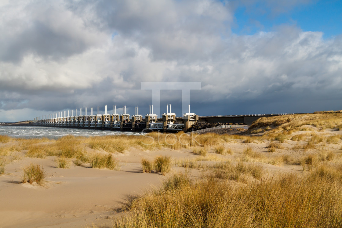 "Eastern Scheldt Storm Surge Barrier or Oosterscheldekering in Du" by TTStock - $18.43 "Eastern Scheldt Storm Surge Barrier or Oosterscheldekering in Du" stock image