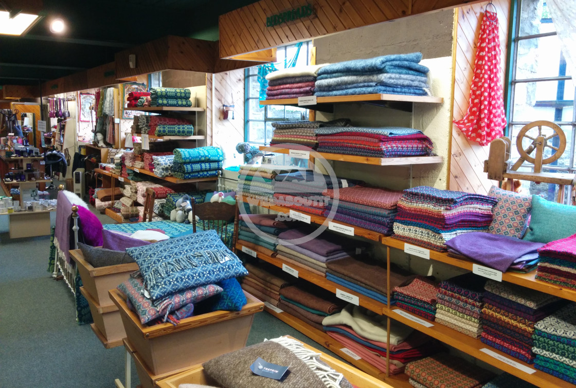 "Trefriw Woollen Mills" stock image