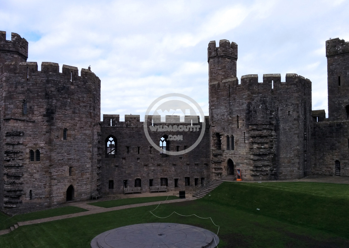 "Caernarfon Castle" stock image