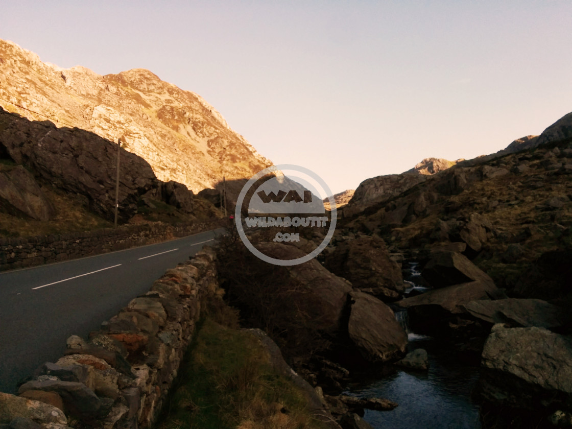 "Llanberis Pass" stock image