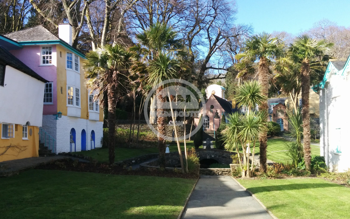 "Portmeirion" by Steve Harrison - $3.70 "Portmeirion" stock image