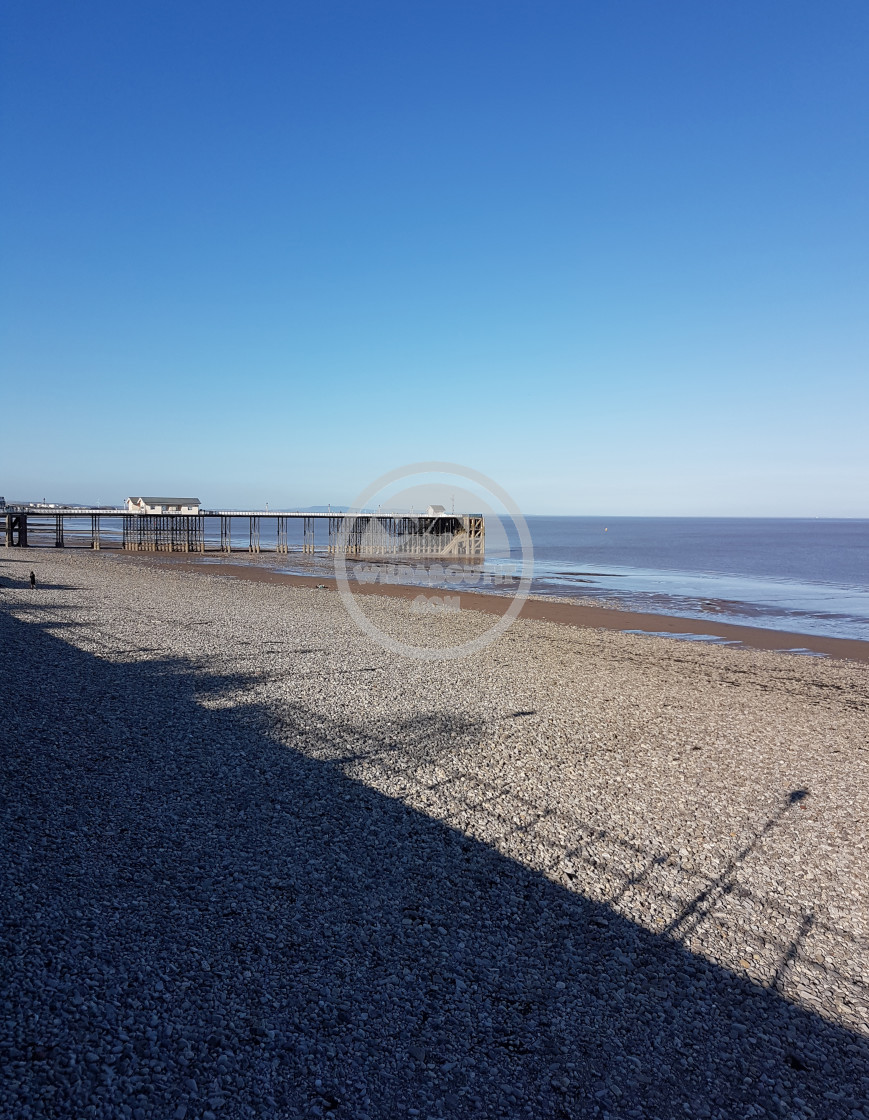 "Penarth Pier" stock image