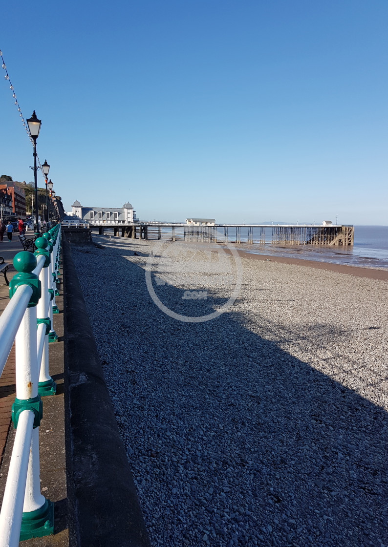 "Penarth Pier" stock image