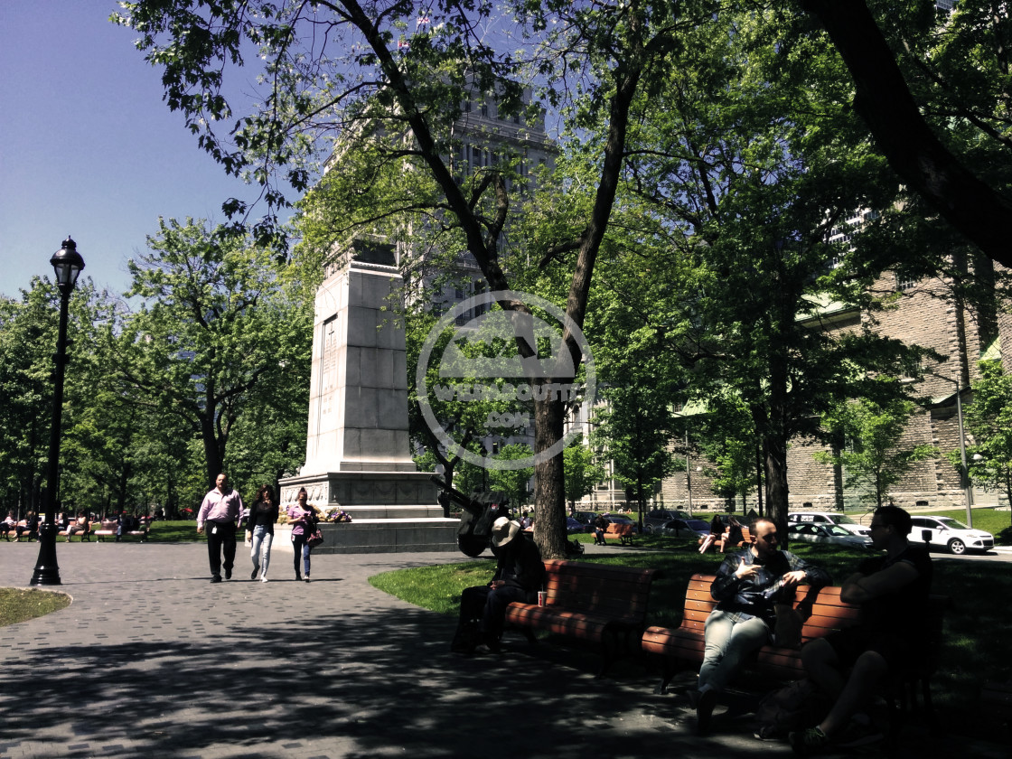 "Place du Canada" stock image