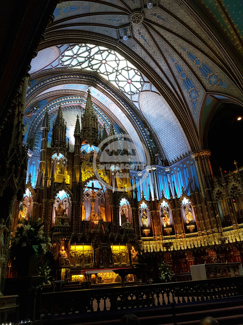 "Notre-Dame Basilica" stock image