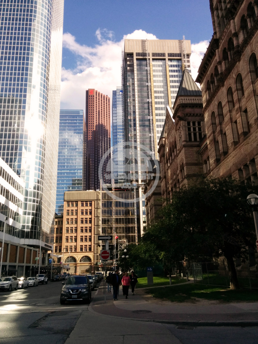 "Downtown Toronto" stock image