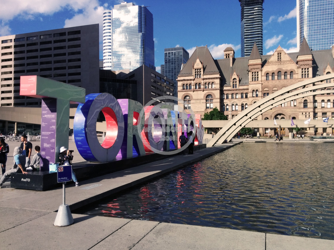 "Nathan Phillips Square" stock image