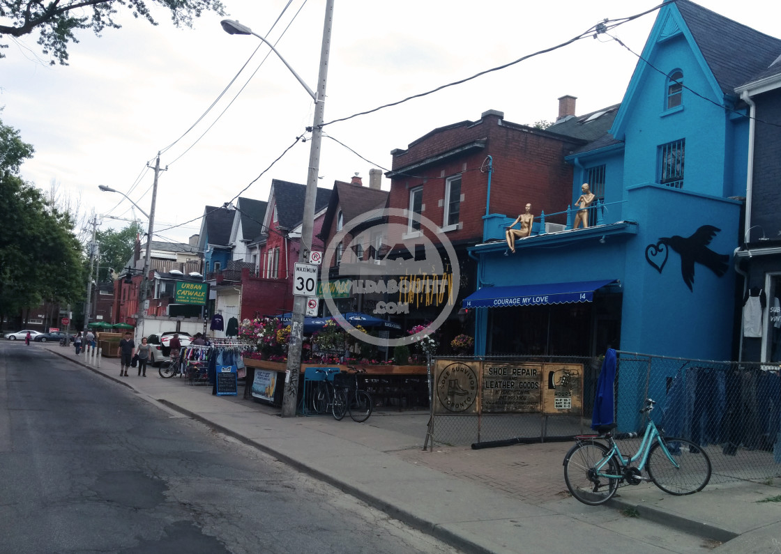 "Kensington Market" stock image