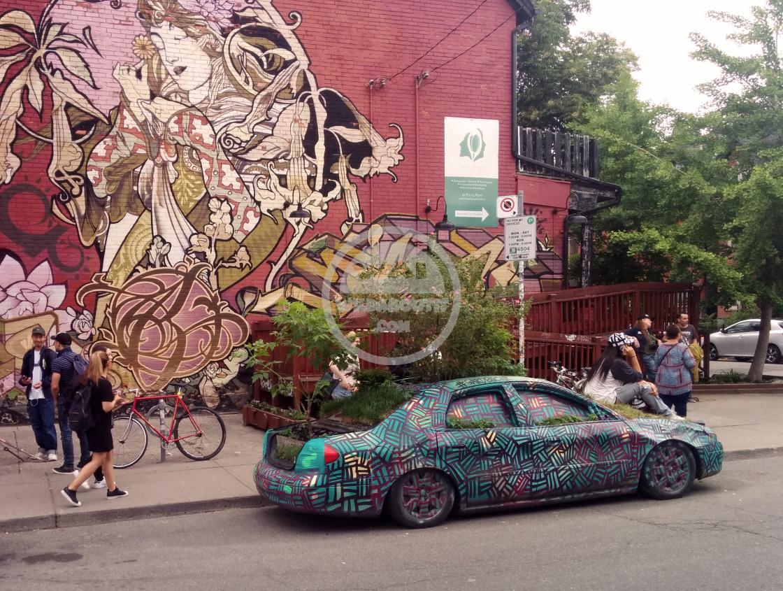 "Kensington Market" stock image