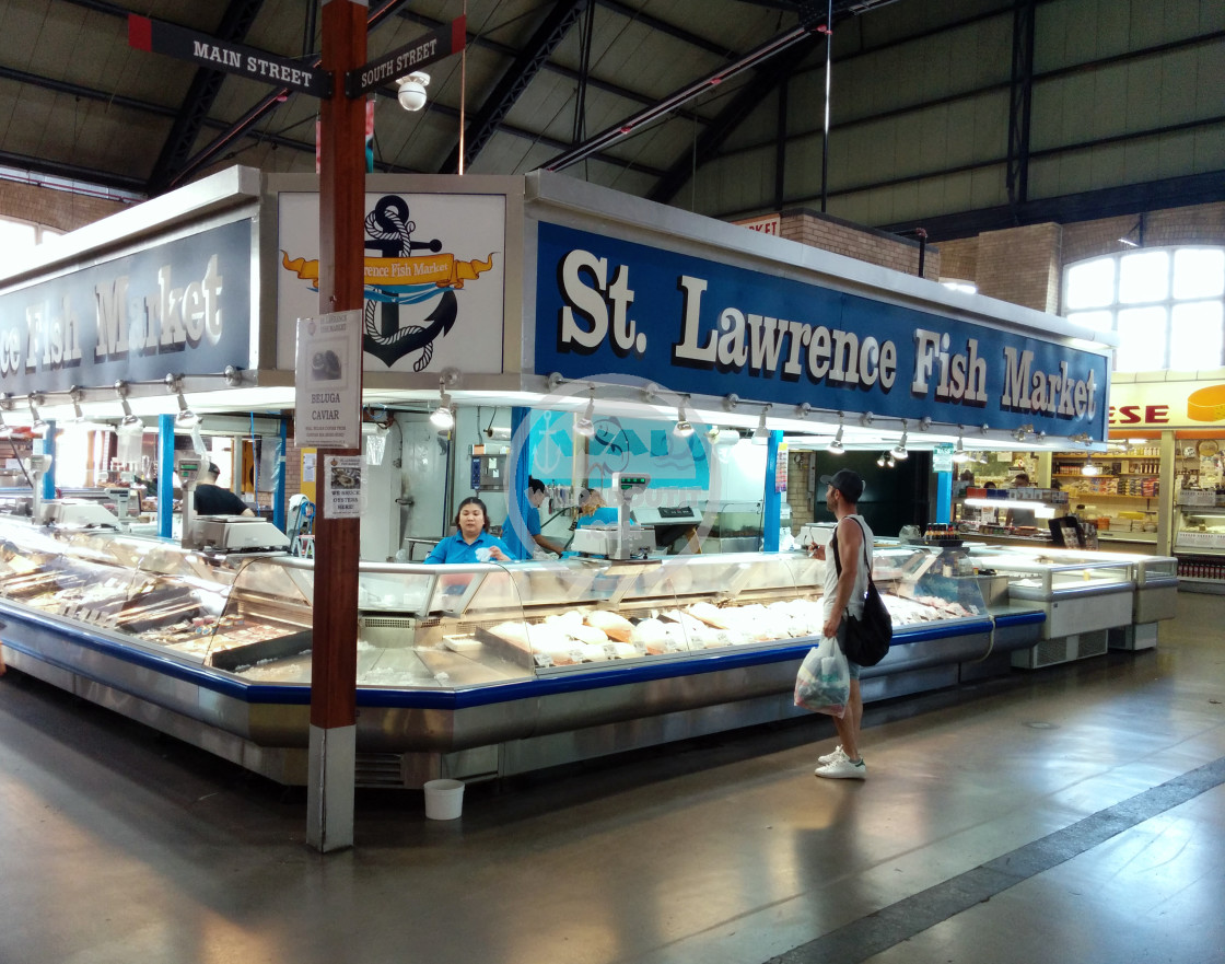 "St Lawrence Market" stock image