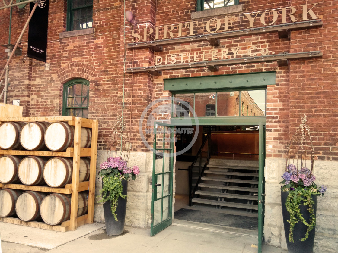 "Distillery District" stock image