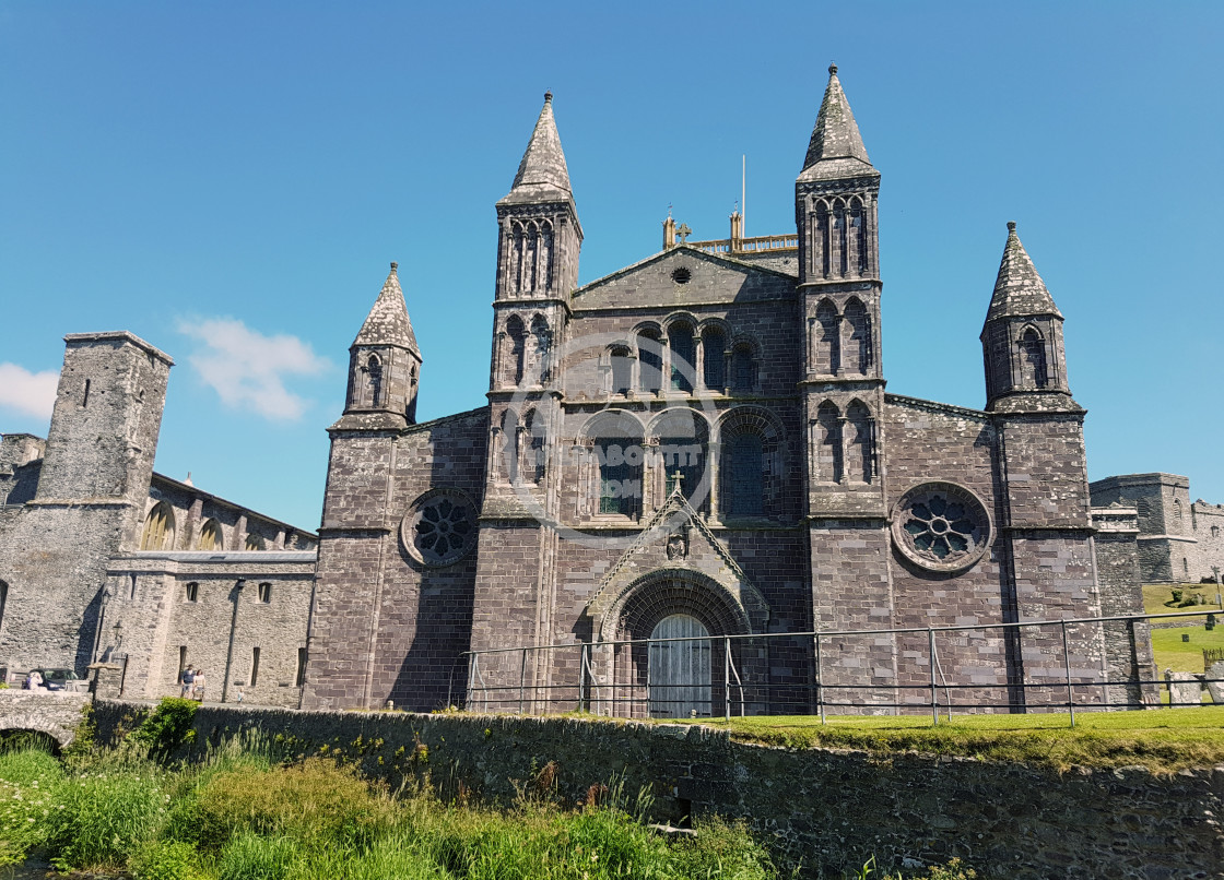 "St Davids Cathedral" stock image