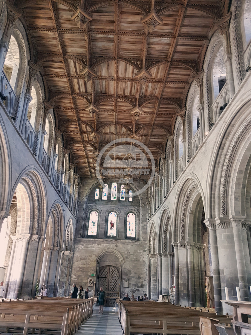 "St Davids Cathedral" stock image