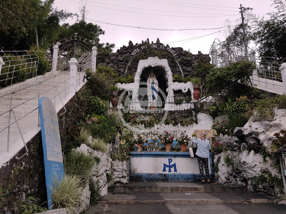 "Lourdes Grotto" stock image