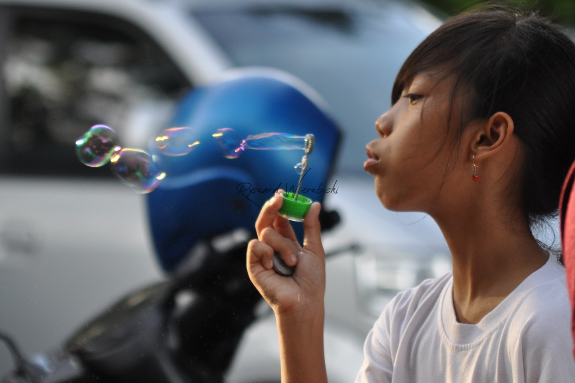 "Bubble Maker" stock image