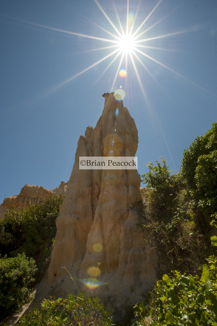 "Orgues d'Ille Sur Tet" stock image