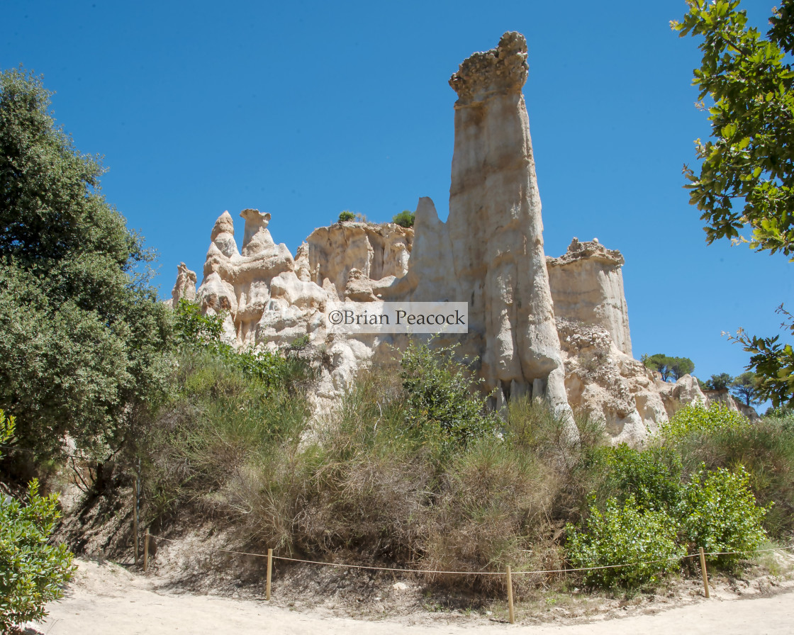 "Orgues d'Ille Sur Tet" stock image