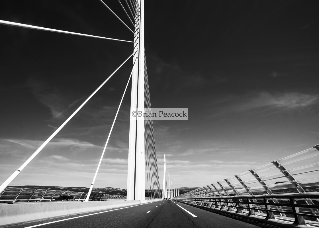 "Viaduc de Millau, Tarn, France" stock image